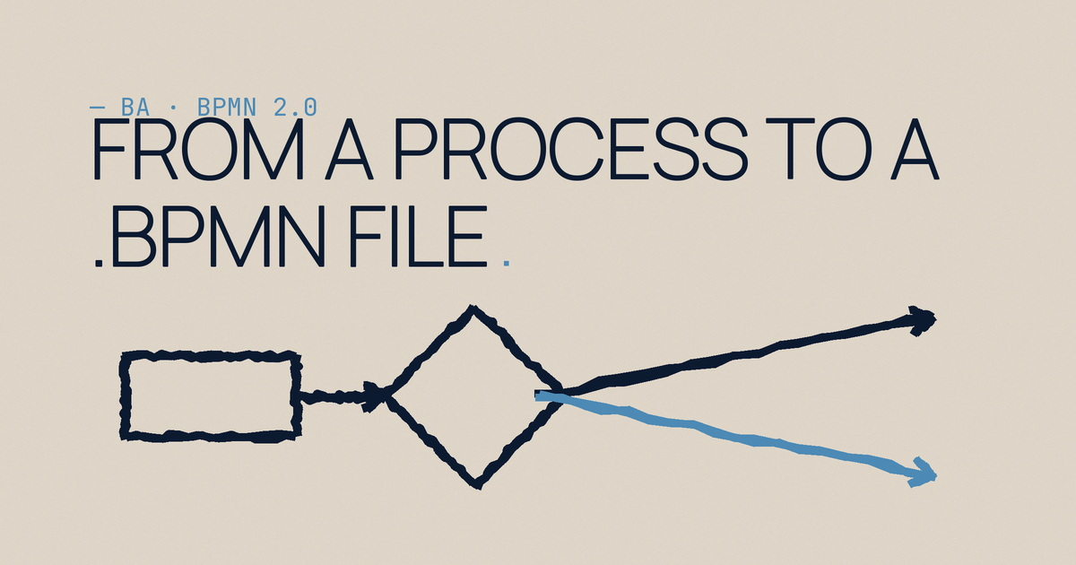 From a described process to a ready .bpmn file: a BA skill in Claude Code — MJ.OLDAK