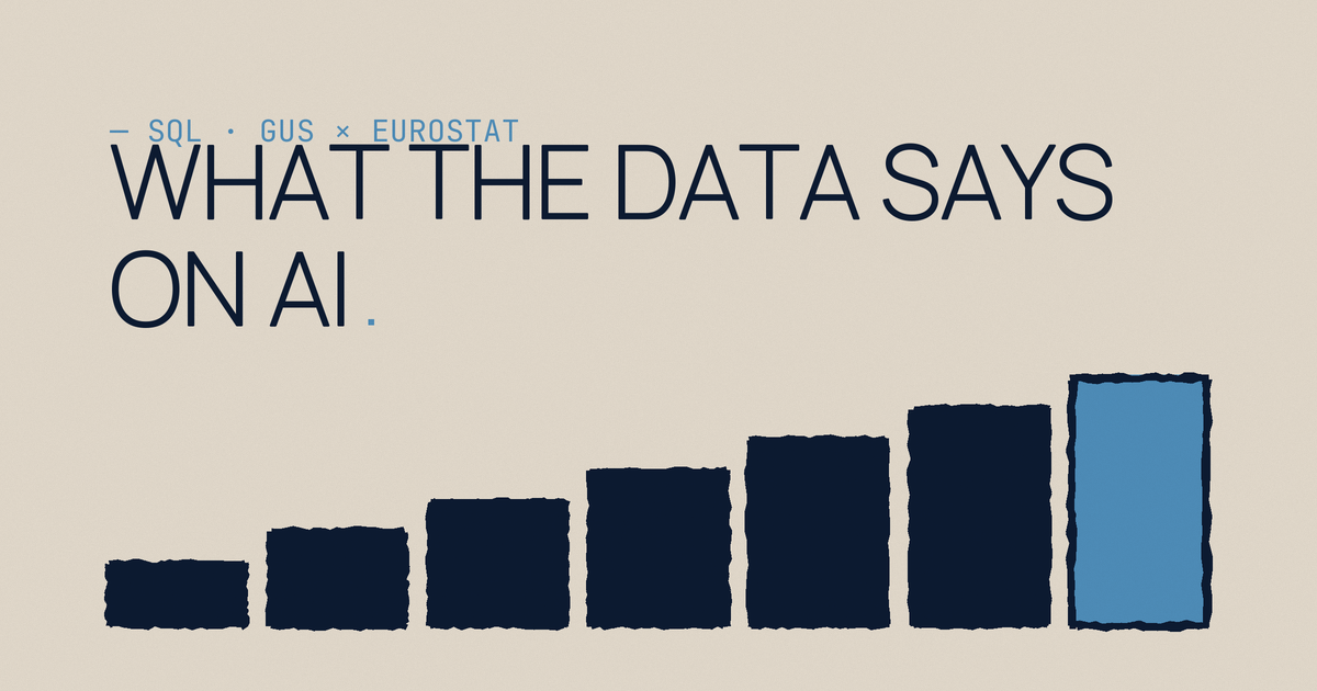 What the data says on AI adoption: Poland vs the EU — a two-office SQL duel — MJ.OLDAK